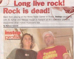 Rock is Dead! Instep managed to have a one on one chat with Mekaal after all . . . . .