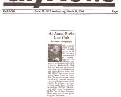 Ali Azmat Rocks Guns Club….Mar 29th 2006