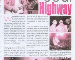 Ali Azmat – Music on a Soul Highway . . . .