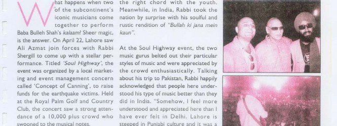 Ali Azmat – Music on a Soul Highway . . . .