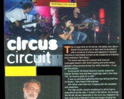 Ali Azmat’s Social Circus Album . . . .  May – Jun 2005