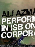 Ali azmat Performing in Isb , Corporate event