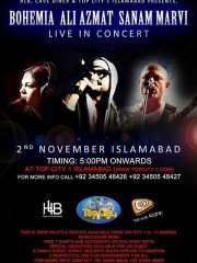 Live with bohemia , at top city islamabad